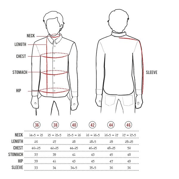 How To Measure For A Mans Shirt Arts Arts
